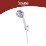 RA WA007 ชุดฝักบัวสีขาวพร้อมสายและขอแขวนครบชุด 0