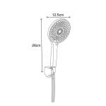 RA D413-4333 ฝักบัวมือโครเมี่ยม พร้อมสายและขอแขวนครบชุด 3 ระบบ