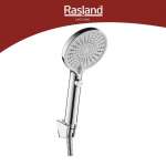 RA FLO-6666 ฝักบัวมือ พร้อมสายและขอแขวนครบชุด โครเมียม  0