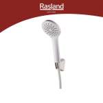 RA D411-4111 ฝักบัวมือสีขาว 1 ระบบ พร้อมสายและขอแขวนครบชุด 0