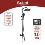 RA F621-BLACK เรนชาวเวอร์ผสมน้ำร้อน-เย็น MATT BLACK 0