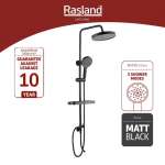 RA SUPREME-BLACK ชุดเรนชาวเวอร์น้ำอุ่น/น้ำเย็น MATT BLACK 0