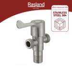 RS BS089 สต็อปวาล์ว 3 ทาง ด้ามพาย STEEL 