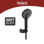 RA D414-BLACK ฝักบัวมือพร้อมสายและขอแขวนครบชุด 5 ระบบ BLACK 0