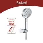 RA D412-CLICK ฝักบัวมือพร้อมสายและขอแขวนครบชุด 3 ระบบ CLICK 0