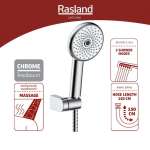 RA D412-TURN ฝักบัวมือพร้อมสายและขอแขวนครบชุด 3 ระบบ TURN 0