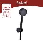 RA BK-D411-DBK ฝักบัวมือสแตนเลสพร้อมสายและขอแขวน MATT BLACK 0