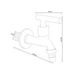 RA 1114456 ก๊อกสนาม คอสั้น SHAYUBI