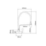 RA SS-12001-WALL ก๊อกซิงค์กำแพง สแตนเลส งวงดึงได้