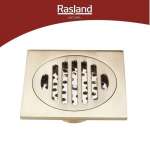 RA 456MGT ตะแกรงน้ำทิ้งพื้น ขนาด 10 x 10 ซม. MATT GOLD 