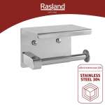RA B301200 ที่ใส่กระดาษทิชชู่คู่ มีที่วางของ สแตนเลส 0