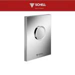 SH 028000699 แป้นกดพร้อมไส้วาล์ว สีโครเมียม สำหรับปัสสาวะชาย