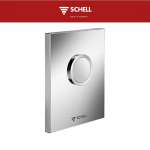 SH 028020699 แป้นชักโครกกดโครเมียม พร้อมไส้วาล์ว
