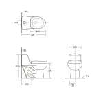 AQ 90111 สุขภัณฑ์ชิ้นเดียว  AQ 90111 สุขภัณฑ์ชิ้นเดียว