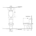 AQ 71111/9344 สุขภัณฑ์สองชิ้น AQ 71111/9344 สุขภัณฑ์สองชิ้น
