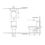 AQ 76666/9855 สุขภัณฑ์สองชิ้น AQ 76666/9855 สุขภัณฑ์สองชิ้น