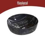 AQ BLACK-56 อ่างล้างหน้าเซรามิค ลายหินอ่อนดำ 0