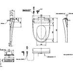 TCF47360GTH ฝารองนั่ง WASHLET S7 พร้อมระบบฉีดชำระในตัว (ใช้ไฟฟ้า 220V)