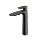 TLG04307T#MBL ก๊อกผสมอ่างล้างหน้าแบบก้านโยกทรงสูง พร้อมสะดือป๊อบอัพ รุ่น GA (Matte Black) 0