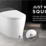 คลิกเลย COTTO สุขภัณฑ์อัตโนมัติ รุ่น SQUIBB ใช้น้ำ 6 ลิตร สีทอง