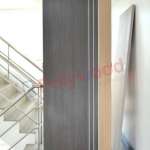 ประตู uPVC รุ่น CHARM ขนาด 80 x 200 ซม. สำหรับใช้ภายใน ใช้ในห้องน้ำ Polywood
