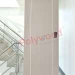 ประตู uPVC รุ่น CHARM ขนาด 80 x 200 ซม. สำหรับใช้ภายใน ใช้ในห้องน้ำ Polywood
