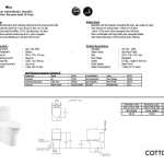 คลิกเลย COTTO สุขภัณฑ์ชิ้นเดียว รุ่น MICC ใช้น้ำ 3/4.5 ลิตร ระบบชำระล้าง Wash Down