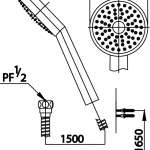 คลิกเลย COTTO ชุดฝักบัวสายอ่อน 5 ฟังก์ชั่น