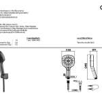 คลิกเลย COTTO ฝักบัวพร้อมสาย 3 ฟังก์ชั่น สีเทาด้าน รุ่น BRENTA