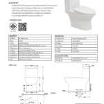 NC-8604S-WA : Chamchuri ชักโครกชิ้นเดียว รุ่น จามจุรี *คลิกดูรายละเอียดเพิ่มเติม
