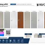 ประตู UPVC รุ่น REVO สำหรับใช้ภายนอกและภายใน แบบเซาะร่อง PolyWood *คลิกดูรายละเอียดเพิ่มเติม