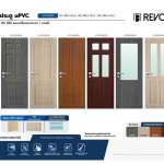 ประตู UPVC รุ่น REVO ลายไม้ สำหรับใช้ภายใน แบบเกล็ดและกระจก Polywood *คลิกดูรายละเอียดเพิ่มเติม 0