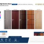 ประตู Melamine Board  รุ่น HYBRID DOOR Seires ลายไม้ แบบเซาะร่อง ใช้สำหรับภายใน พื้นที่แห้ง ไม่สัมผัสแดด เท่านั้น Polywood *คลิกดูรายละเอียดเพิ่มเติมนะคะ