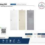 ประตู PVC รุ่น THAI DOOR Series แบบบานแผ่นประกอบ สำหรับห้องน้ำ Polywood *คลิกดูรายละเอียดเพิ่มเติม 0