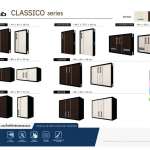 Polywood CLASSICO Series บานซิงค์ ตู้ตั้งพื้นท็อปเรียบ-ท็อปหลุม ตู้แขวน อุปกรณ์เสริม สำหรับใช้ภายใน *คลิกดูรายละเอียดเพิ่มเติม