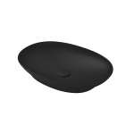 LW4706#MBL อ่างล้างหน้าวางบนเคาน์เตอร์ พร้อมสะดือ Matte Black 0