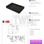 LW4716R#MBL อ่างล้างหน้าวางบนเคาน์เตอร์ Matte Black