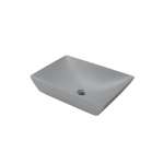 LW1735#MGR อ่างล้างหน้าวางบนเคาน์เตอร์ Matte Grey 0