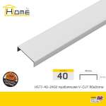 HOME กรุยเชิงสเตนเลส V-CUT เกรด 304 หนา 1 มม. ยาว 2.4 ม. *คลิกดูรายละเอียดเพิ่มเติมนะคะ