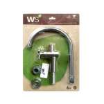 WS-1832J ก๊อกซิงค์เดี่ยว แบบติดผนัง คอ J รุ่น PLUS
