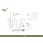 WS-0332 ก๊อกซิงค์เดี่ยว แบบติดผนัง รุ่น WANG