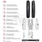 HAFELE DIGITAL DOOR LOCK ชุดล็อคประตูระบบดิจิตอลแบบ Push-Pull รุ่น พรีเมี่ยม 
