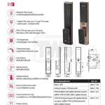 HAFELE DIGITAL DOOR LOCK ชุดล็อคประตูระบบดิจิตอลแบบ Push-Pull (มาตรฐาน DIN)