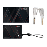 HAFELE DIGITAL DOOR LOCK ชุดล็อคประตูระบบดิจิตอลแบบก้านโยก