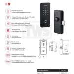 HAFELE DIGITAL DOOR LOCK ชุดล็อคเสริมประตูบานเลื่อนระบบดิจิตอล แบบแนวตั้ง