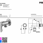 PREMA วาล์วสำหรับฝักบัวสายอ่อน PM1069#SA(HM)