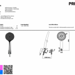 PREMA ชุดฝักบัวสายอ่อน 3 ฟังก์ชั่น P106(HM)