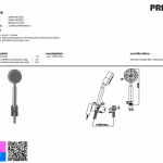 PREMA ชุดฝักบัวสายอ่อน P107(HM)