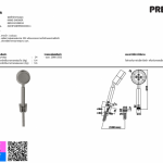 PREMA ชุดฝักบัวสายอ่อน P108(HM)