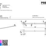 PREMA ราวแขวนผ้าสแตนเลส 60 ซม. PM091(HM)